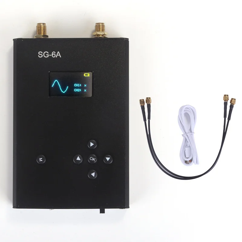 SG6-A Dual-Channel RF Signal Generator Handheld Design 1Hz to 6.4GHz Frequency Range Output Sweep Mode and Power Memory