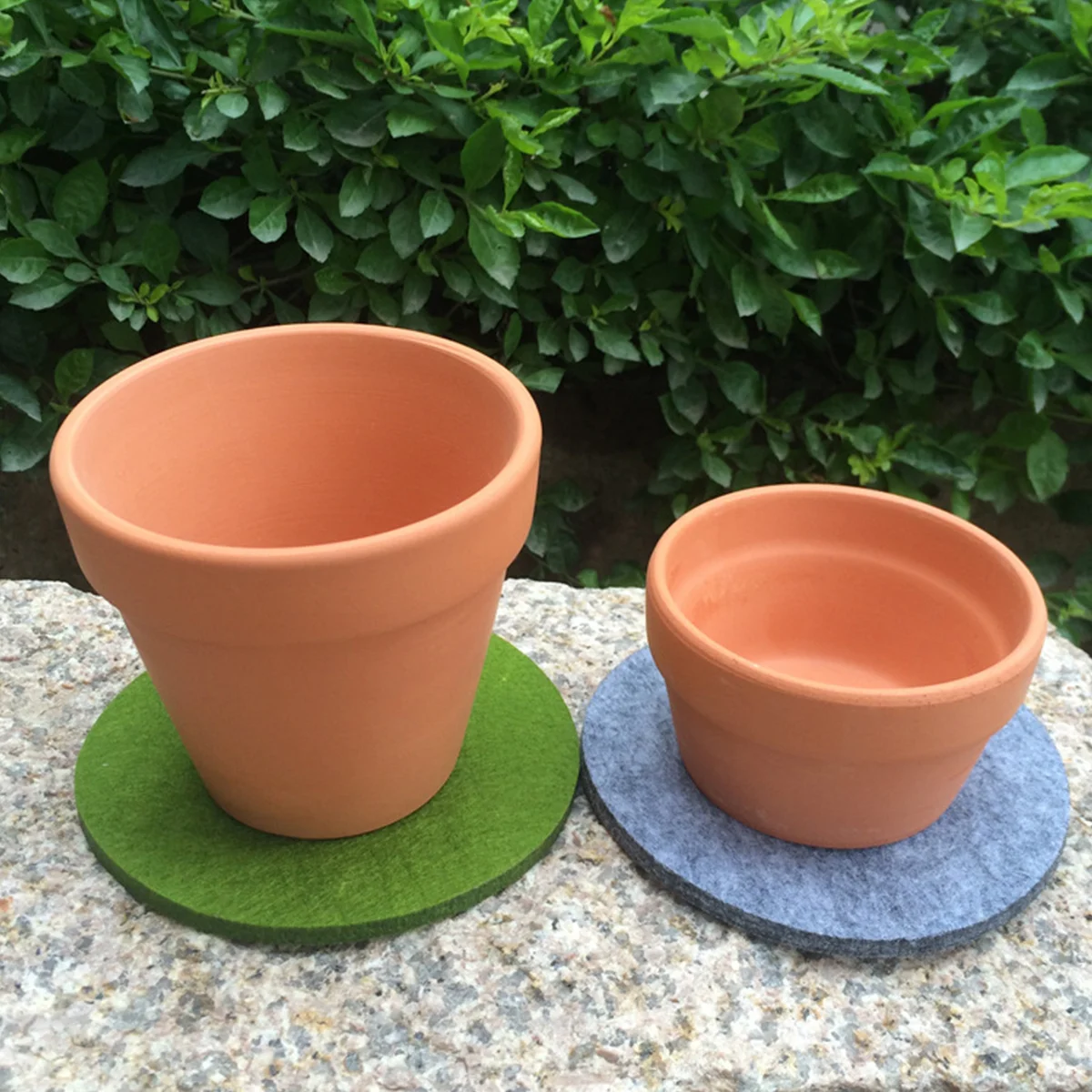 20 Pcs Absorbent Coaster Plant Pot Felt Furniture Pads Round Placemat 1200X1200X030CM Protective Mats Table Feet