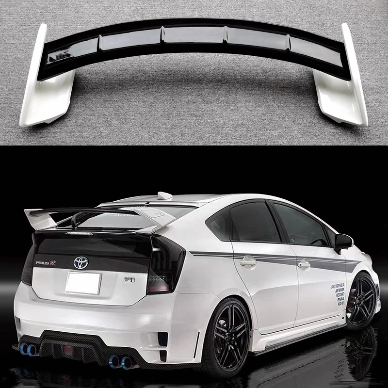 For Prius Spoiler 2009 2010 2011 2012 2013 2014 Toyota Prius Spoiler ABS plastic Material Car Rear Wing Color Rear Spoiler