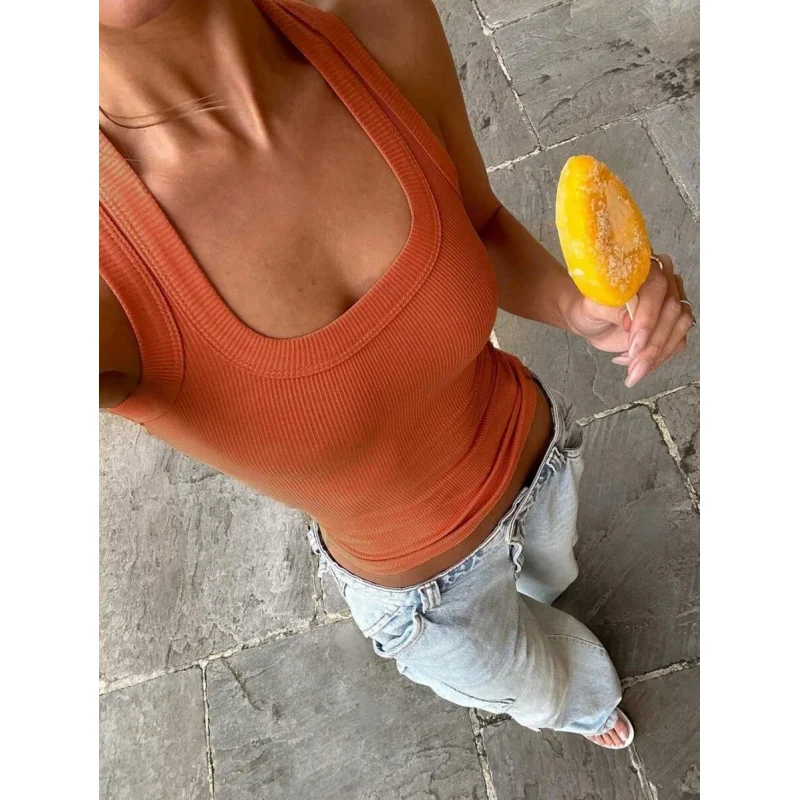 

Floreya Square Neck Camisole Women, Summer Sleeveless Casual Top Layering, Simple Yet Chic