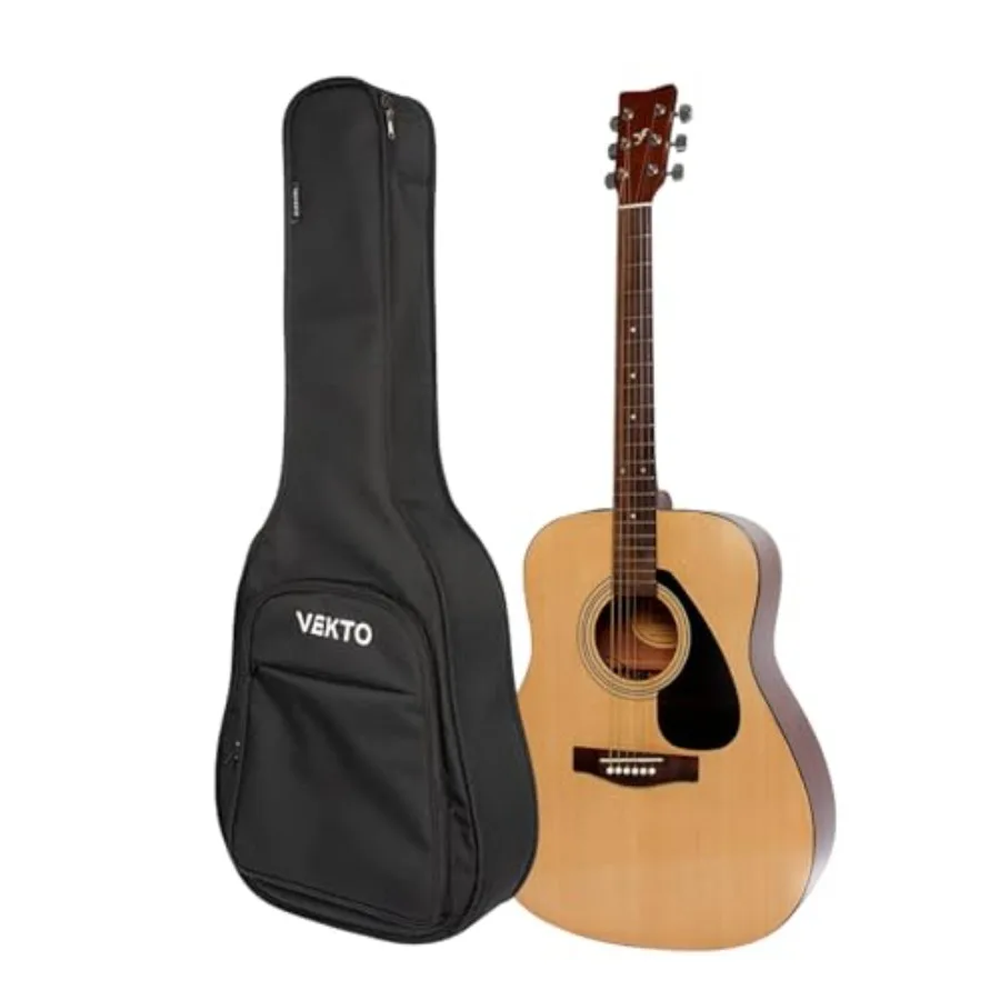 

Чехол VEKTO для акустической гитары 43 дюйма (для гитар 41/42 дюйма), водонепроницаемый, из ткани Оксфорд 900D, с мягкой подкладкой 10 мм, с ремнем для переноски, усиленное дно