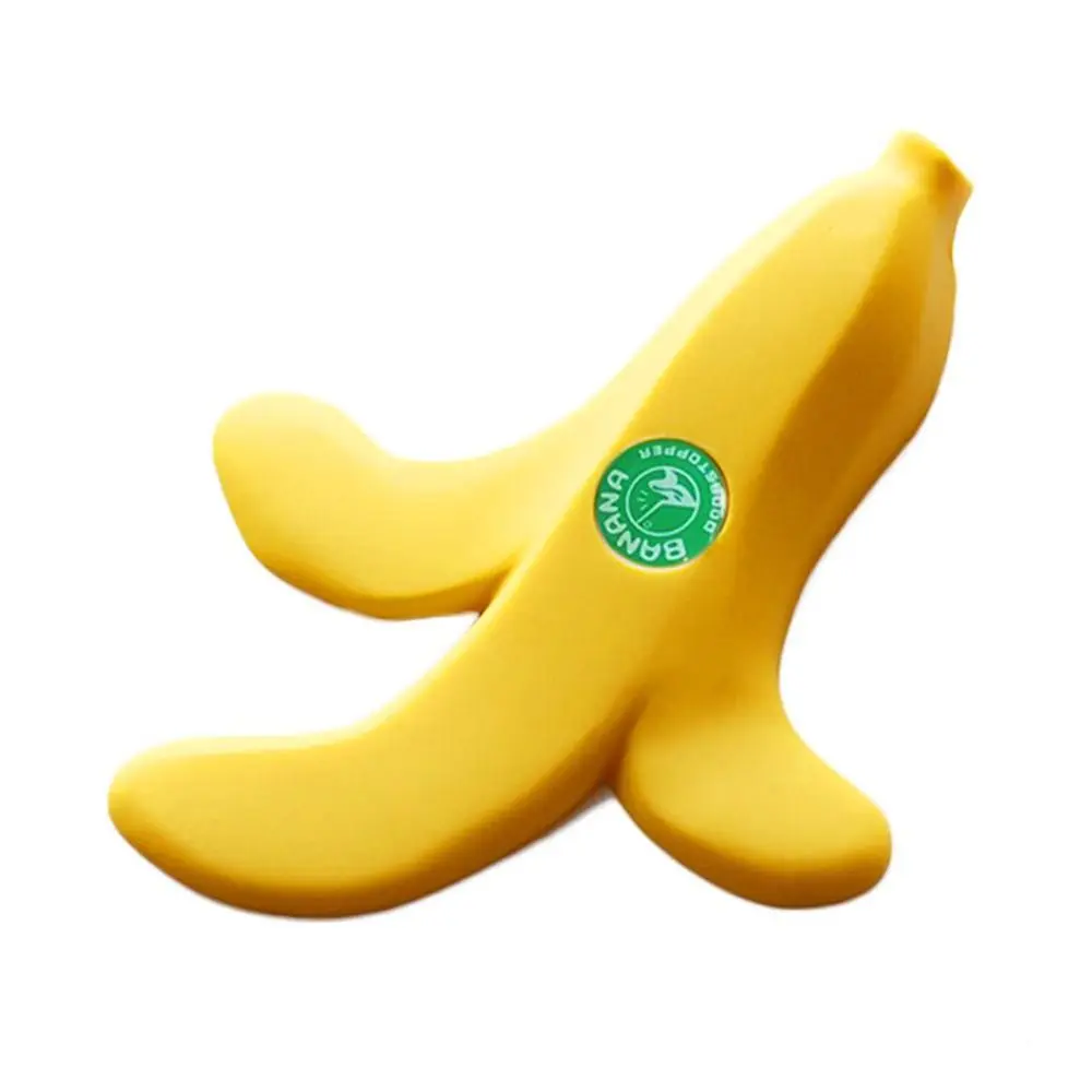 

Without Punching Banana Door Stop Floor Stoppers Decorative Ice Cream Gate Stopper Floor Protection Plastic Door Wedge Home