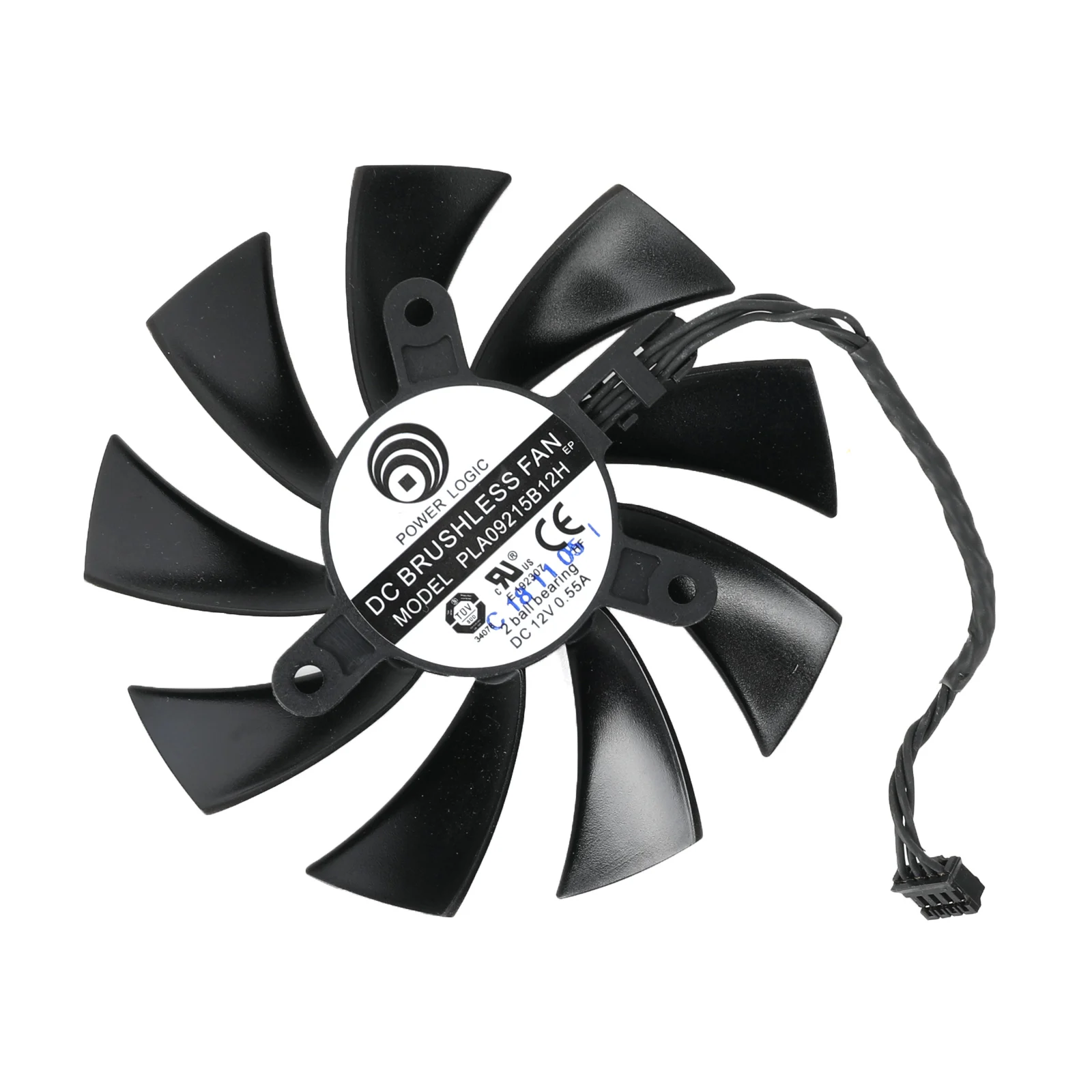 พัดลมระบายความร้อนแบบ GPU ขนาด85มม. สำหรับ HP NVIDIA RTX 2070 Gforce HPE L34256-001 8GB การ์ดแสดงผล GDDR6ิก