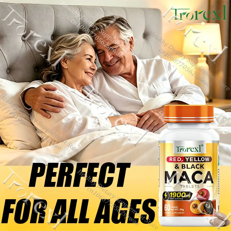 Natural Maca Root Tablets-Supports Vitality & Physical Performance, Balances Hormone, Overall Wellness view 5