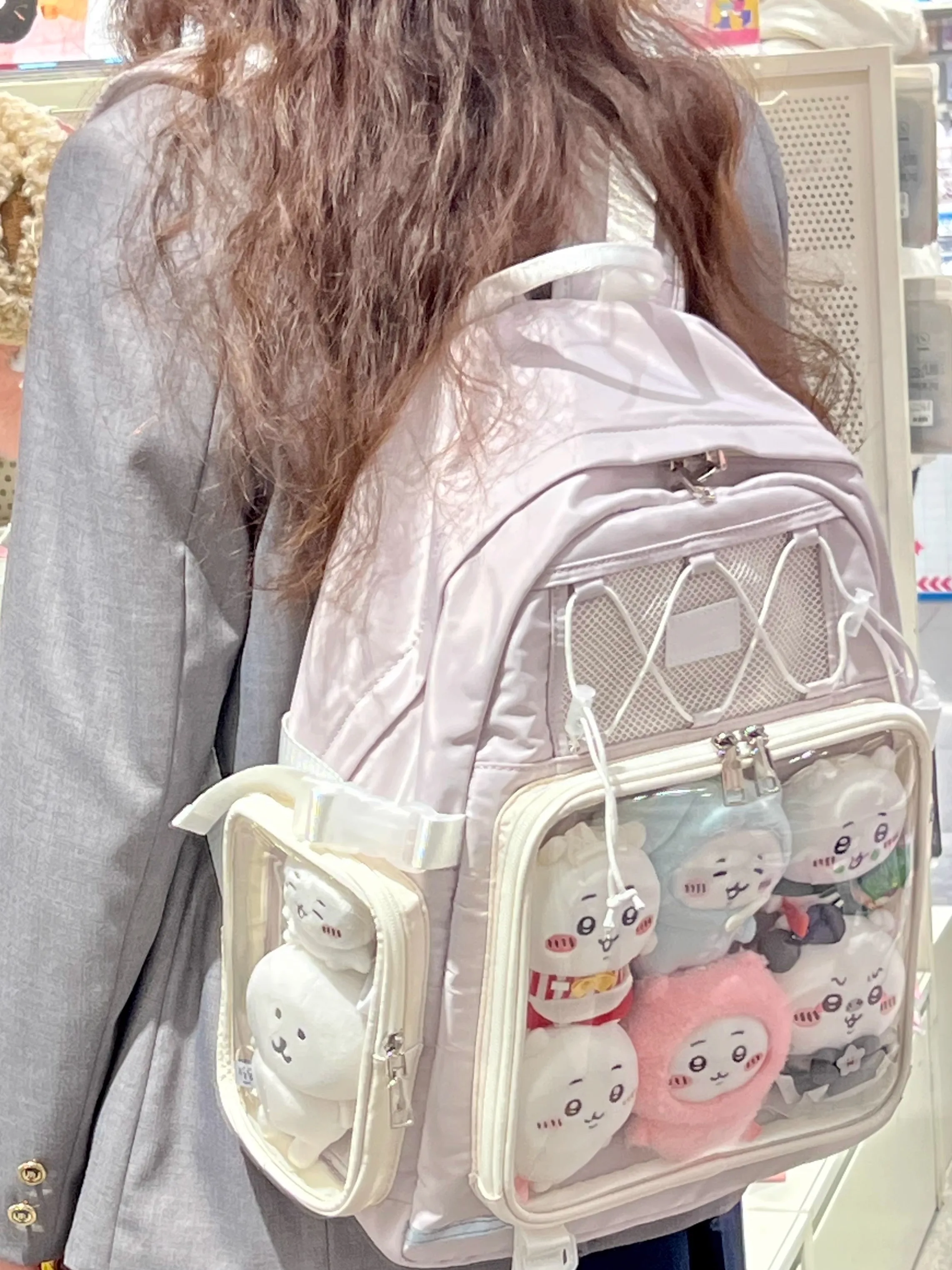 Original Y2k Large Capacity School Bag Itabag Student Daily Using Backpack Multi Pockets Bags for Woman Practical Sac Femme