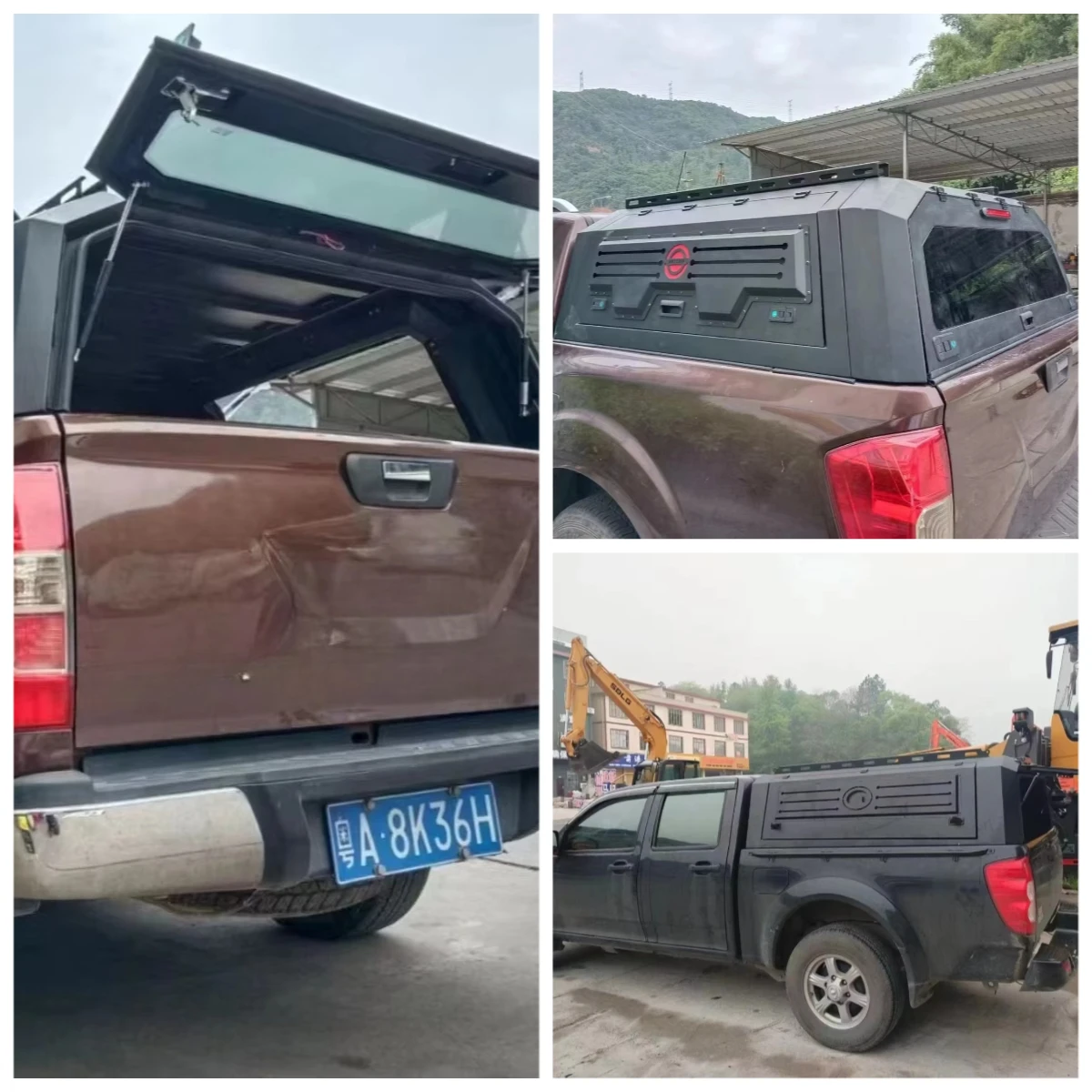 

Pickup Truck Topper Hardtop with Emergency Recovery Board Hard Top Canopy for Navara Frontier Np300/d22/d40 2021 Hard