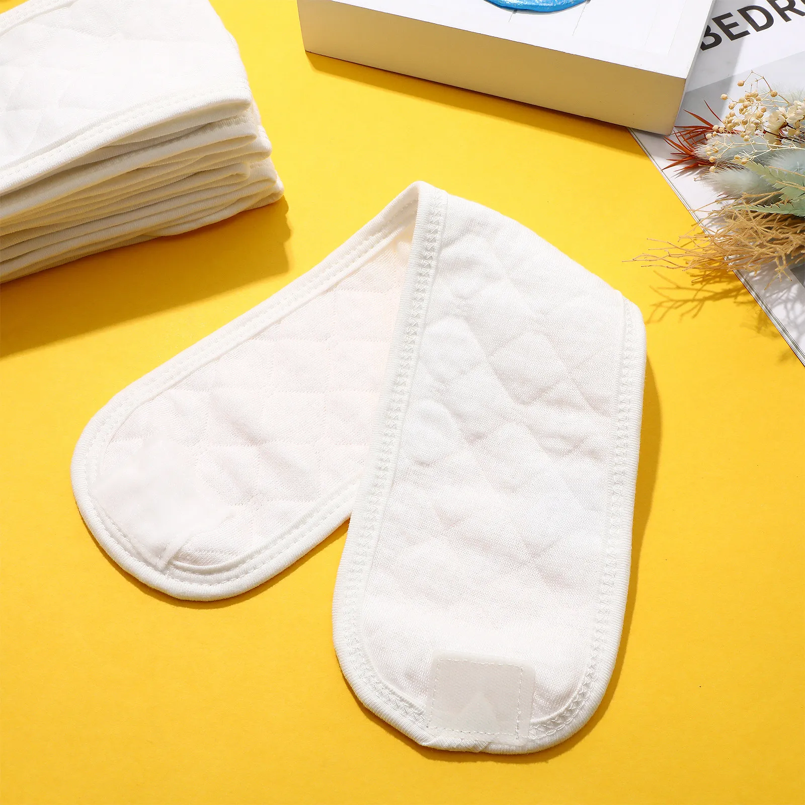 8Pcs Breathable Cotton Baby Belly Band Newborn Navel Belt Umbilical Protective Wrap Fast Healing Comfortable Adjustable