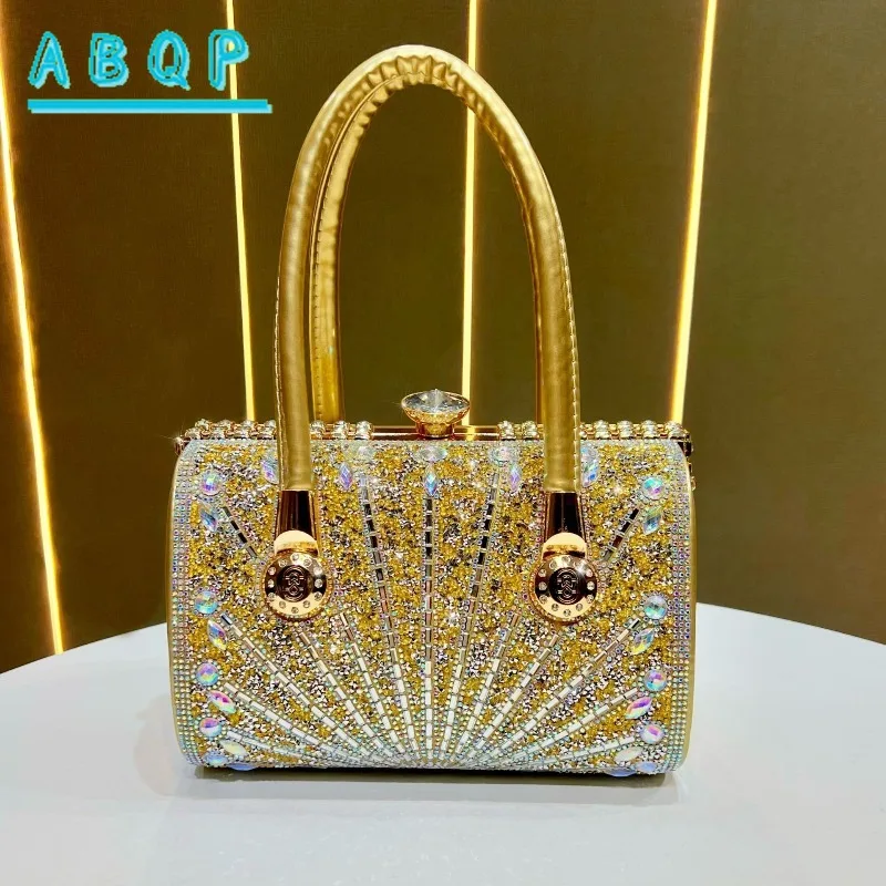 

Evening Handbag Luxury Brand Diamond-encrusted Sparkling Evening Party Handbag for Women Women's Diamond-encrusted Shoulder Bag