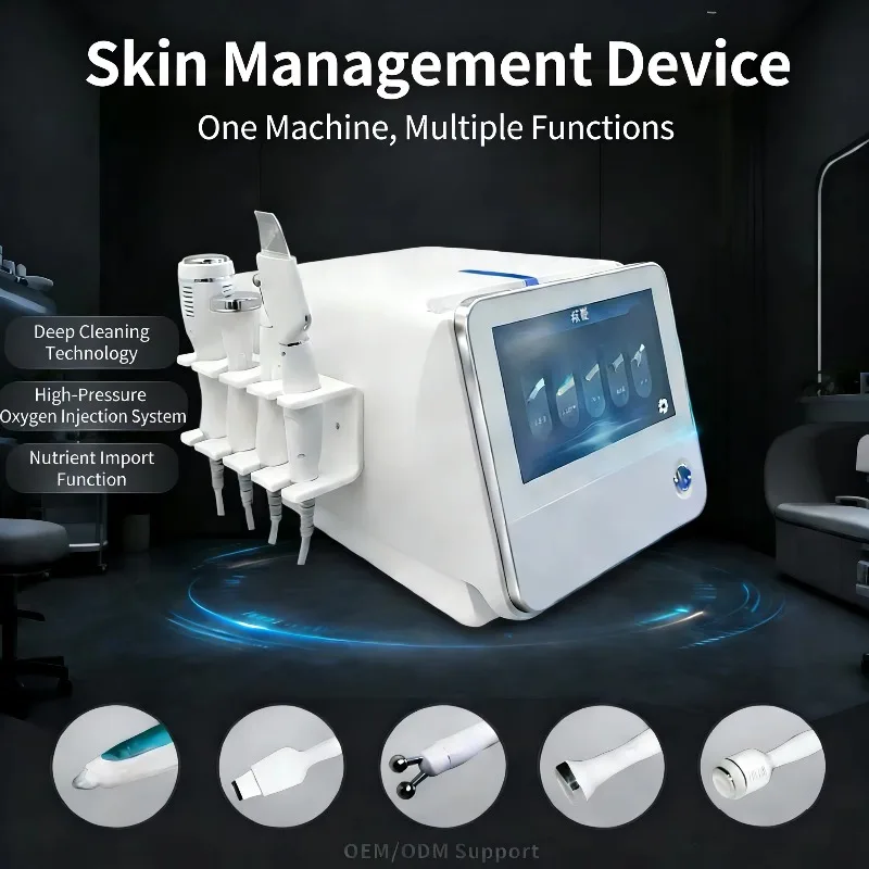 Skin Management Device For Deep Skin Cleansing, High-Pressure Ice Guided Sedation, Skin Lifting, Firming, And Beauty Salons