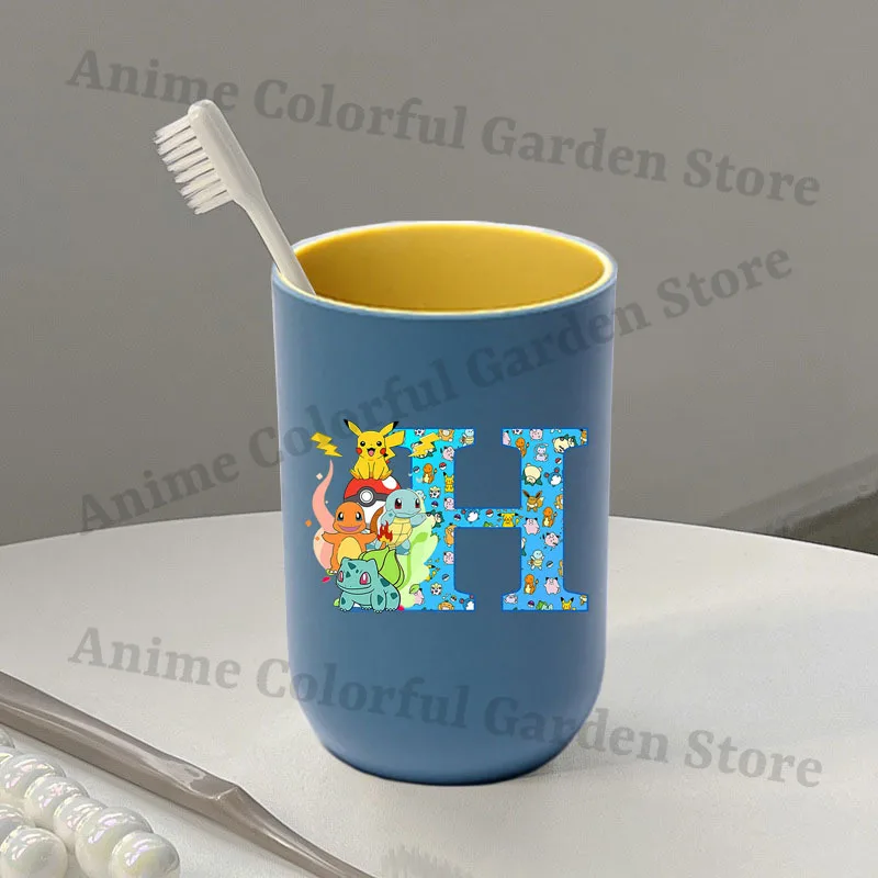 Anime Pokemons Good-looking Toothbrush Cups for Men Women Pikachu Cute Tooth Glass Couple Home Fashion Simple Toothbrush Cup view 5