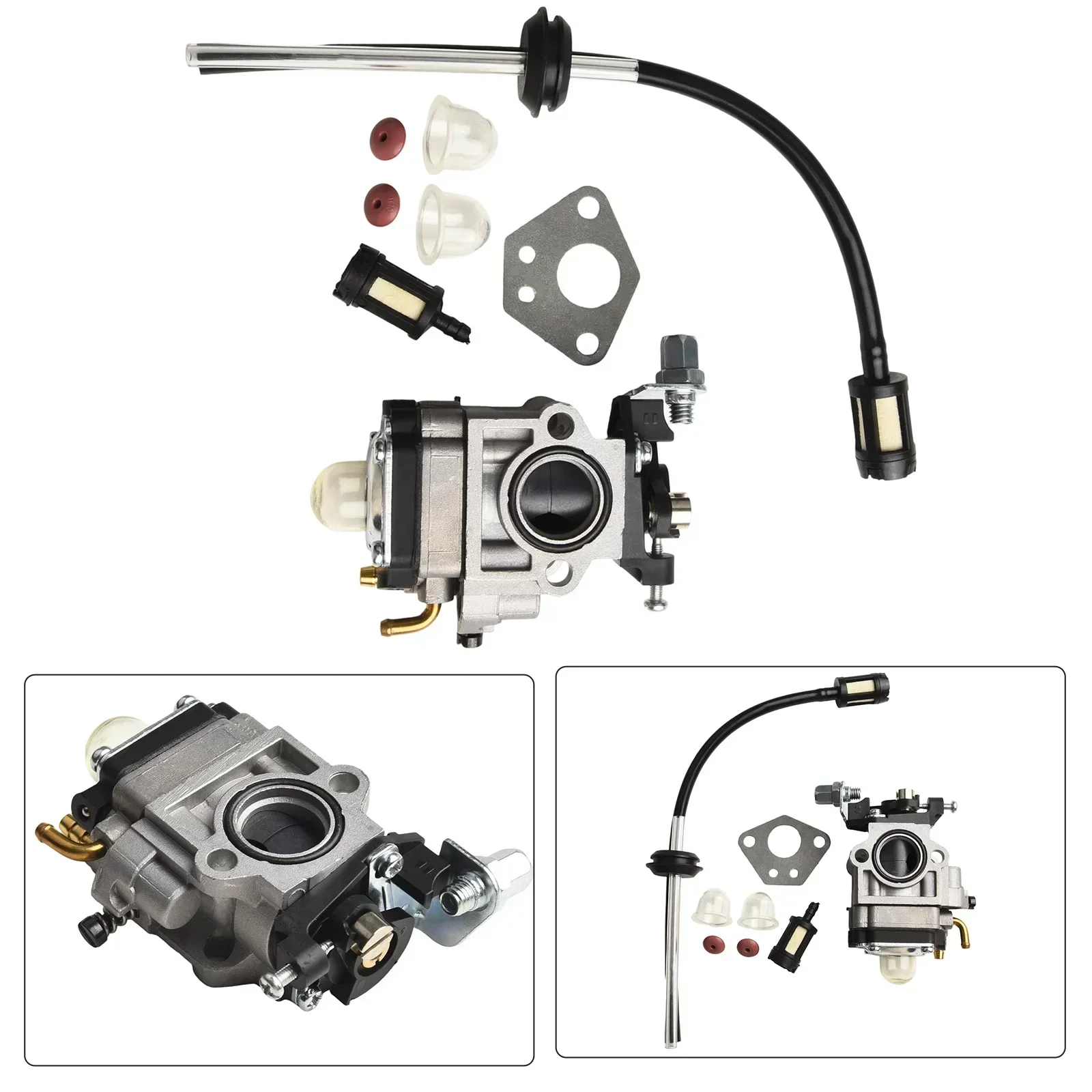 

Engine Replacement 52cc 49cc 43cc Carburetor Brush Cutter Engine Carburetor As Shown Plastic And Metal Smooth Operation