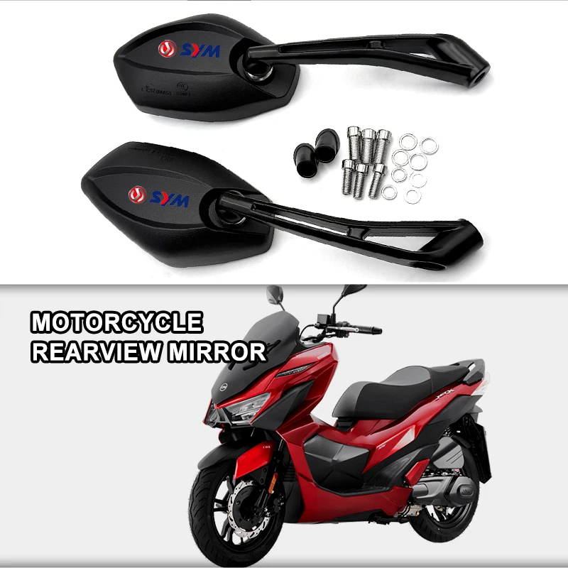 2 шт. мотоциклетные зеркала, регулируемое складное боковое зеркало на руле для SYM Cruisym Joymax Z 125 250 300 Maxsym GTS300 GTS 300 300i 2 шт. мотоциклетные зеркала, регулируемое складное боковое зеркало на руле для SYM Cruisym Joymax Z 125 250 300 Maxsym GTS300 GTS 300 300i