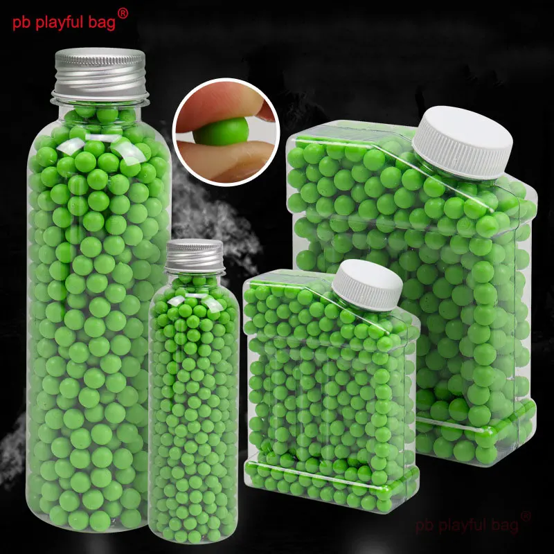 PB Playful Bag Outdoor Sports 7.2MM Soft Bullet G17 xy1911 Universal Soft Rubber Ball CS Game Toy Accessories IG88