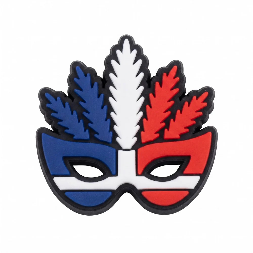 Dominican Culture Cartoon National Symbols Flag Map Shoe Clips For Clogs Sandals Women Men Shoe Clips Accessories Birthday Gifts