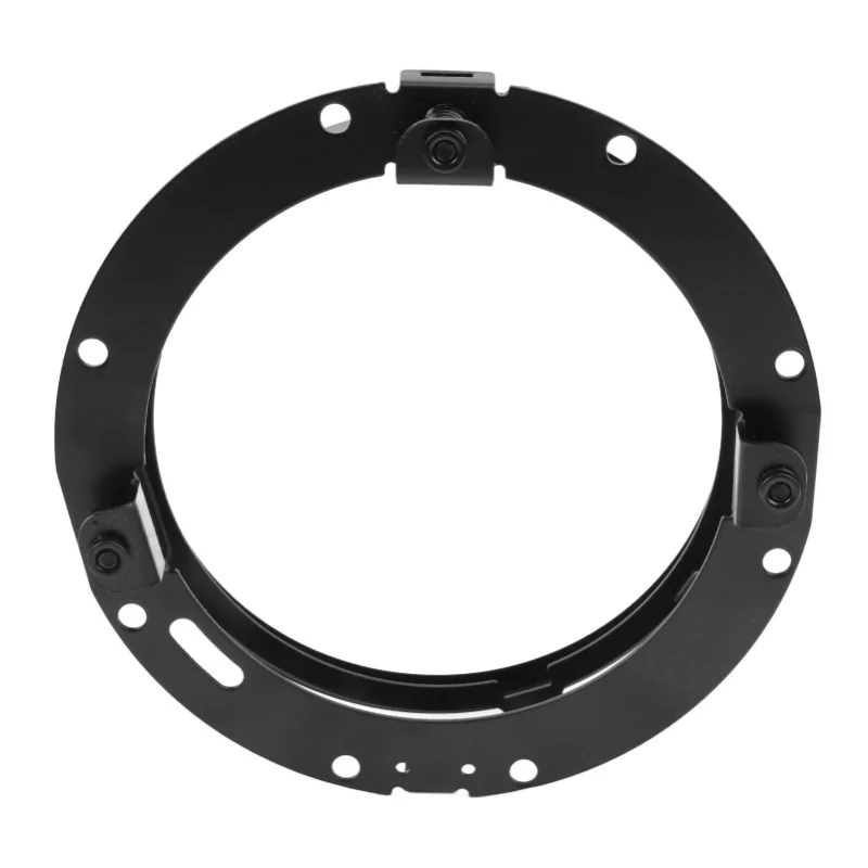 7 Inches LED Headlight Mounting Bracket Black Motorcycle Headlight Trim Ring For Glide Black