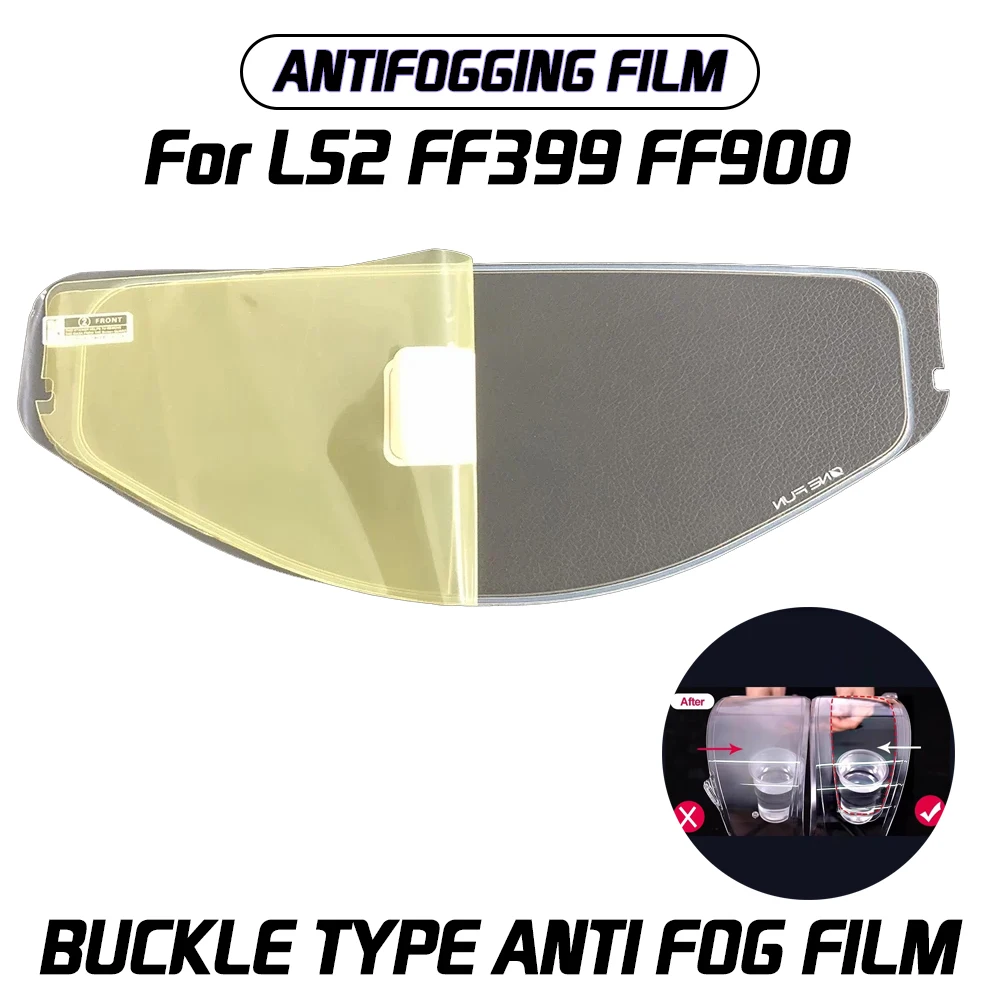 

For LS2 FF399 FF900 motorcycle helmet face mask lens anti fog film accessories