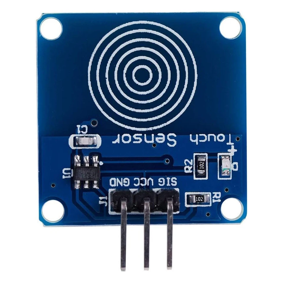 Módulo de interruptor de Sensor capacitivo táctil Digital TTP223B, bricolaje para Arduino Raspberry Pi, paquete de 10