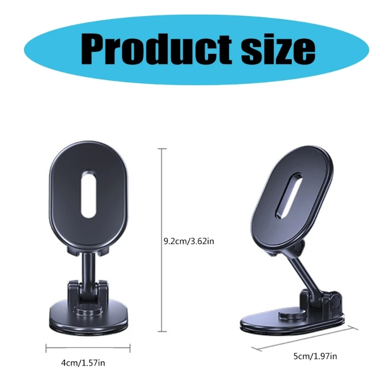 General Cell Phones Stand Strong Grip Foldable & Adjustable Holders Upgrades for Vehicle Use N2UB