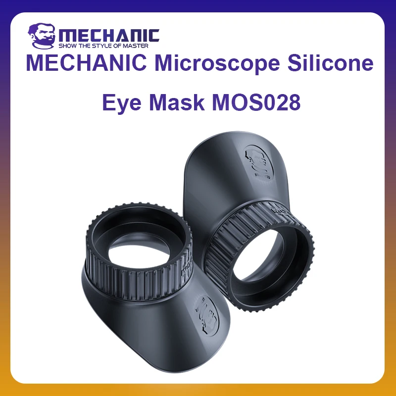 MECHANIC OFFICIAL MOS028 Microscope Silicone Eye Mask  Upgrade Microscope Rubber Eyepiece Guards Stereo Microscope Monocular