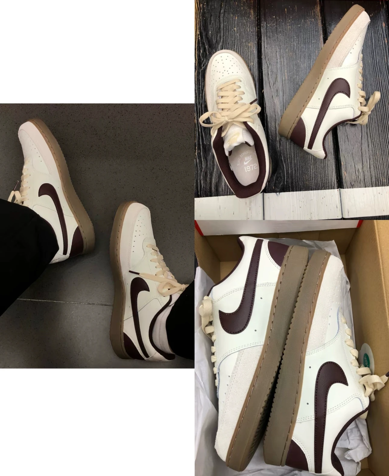 

Nike Court Vision Low Sail Comfortable Versatile Anti Slip Low Top Board Shoes for Men Off White HV2530-101