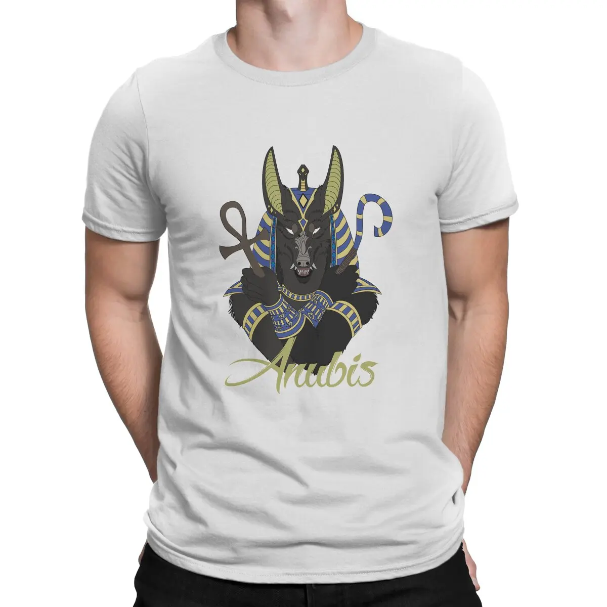 Egyptian Ancient Egypt Culture Man TShirt Anubis God of Death Individuality Polyester T Shirt Graphic Sweatshirts New Trend