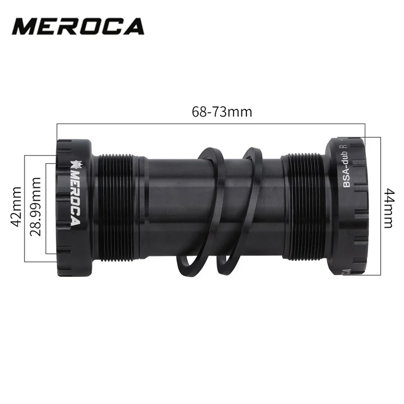 BSA DUB Bicycle Bottom Bracket Screw Type 68/73 mm 29mm Thread Axis MTB Road Bike Bottom Bracket Waterproof CNC Alloy BB