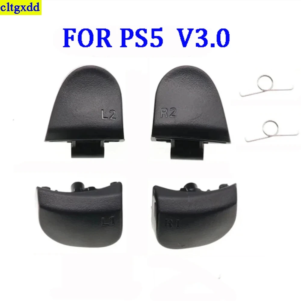 Cltgxdd 1 set FOR PS5 V1.0 V2.0 V3.0 controller L1 R1 L2 R2 button kit FOR PS5 BDM-010 020 030 controller with LR button spring