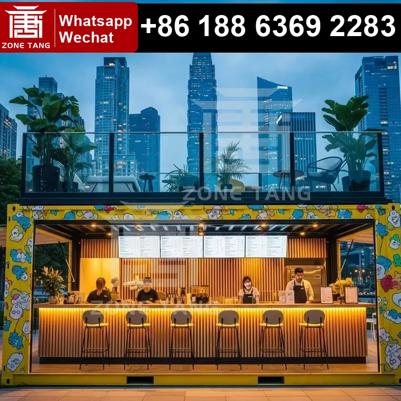 

Модульные контейнерные дома класса люкс: кофейня, раздевалка, многокомнатное жилье из морских контейнеров, повышенная прочность