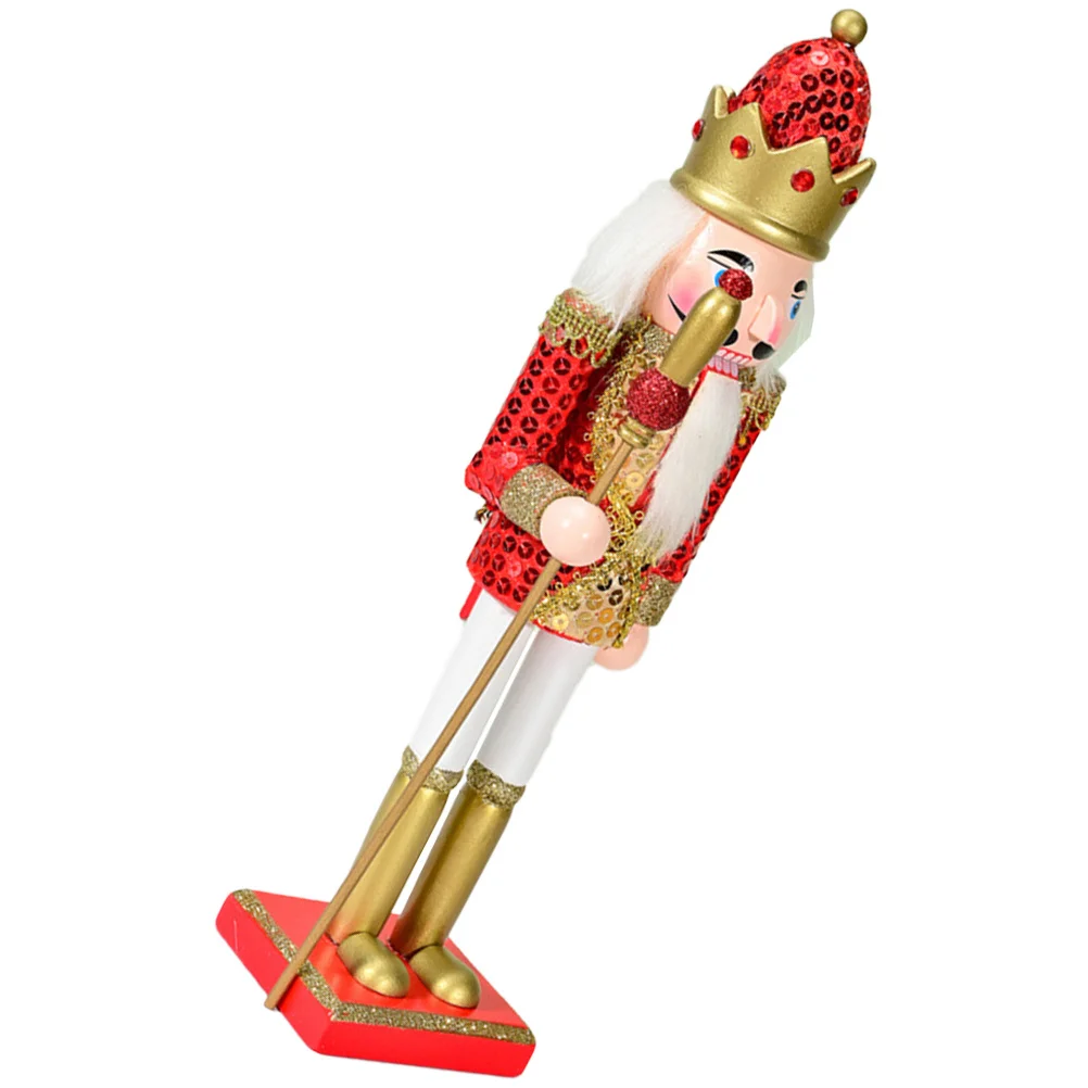 Unique Nutcrackers Wooden Soldier Christmas Decor Small Adorable Design Perfect Party Gift Nutcracker Figurine