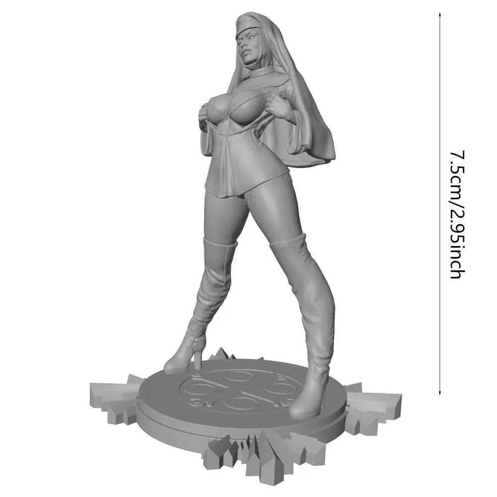 Figura de resina 1/24 sin pintar para juegos de rol y coleccionismo - imagen 4