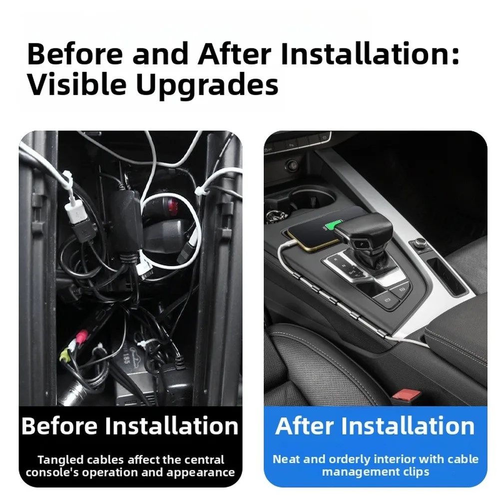 Auto Cord Management Car Cable Clips For Car Travel Plastic Construction Environmentally Friendly Quick Repositioning