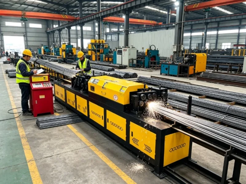 Simple Control Fast Response Rebar Straightening Equipment, Intelligent One Key Operation for Efficient Work