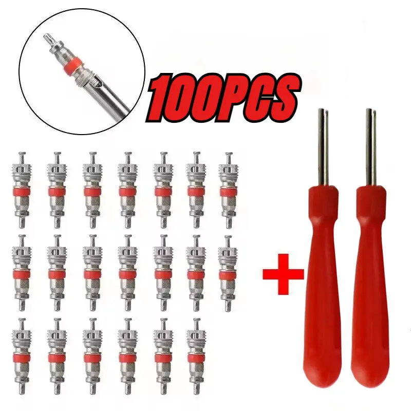 New Tire Valve Core Car Tire Repair Tool Bicycle Motorcycle Truck Tire Screwdriver Valve Core Removal Installation Tool