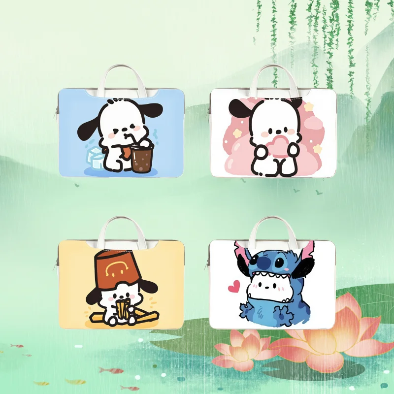 

Sanrio Pochacco сумка для ноутбука сумка портфель подходит для ноутбука 12/14/15/16/17 дюймов защитный чехол дорожная сумка Huawei/Asus/Dell
