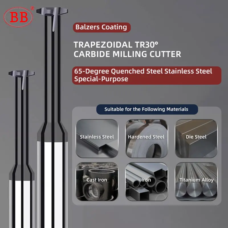 BB Thread Milling Cutter TR CNC End Mill TR8 TR10