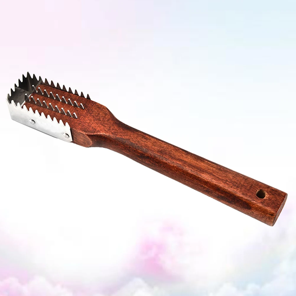 

Fish Scale Scraper Stainless Steel Fast Removal Tool Kitchen Seafood Prep Fish Skin Cleaner Lightweight