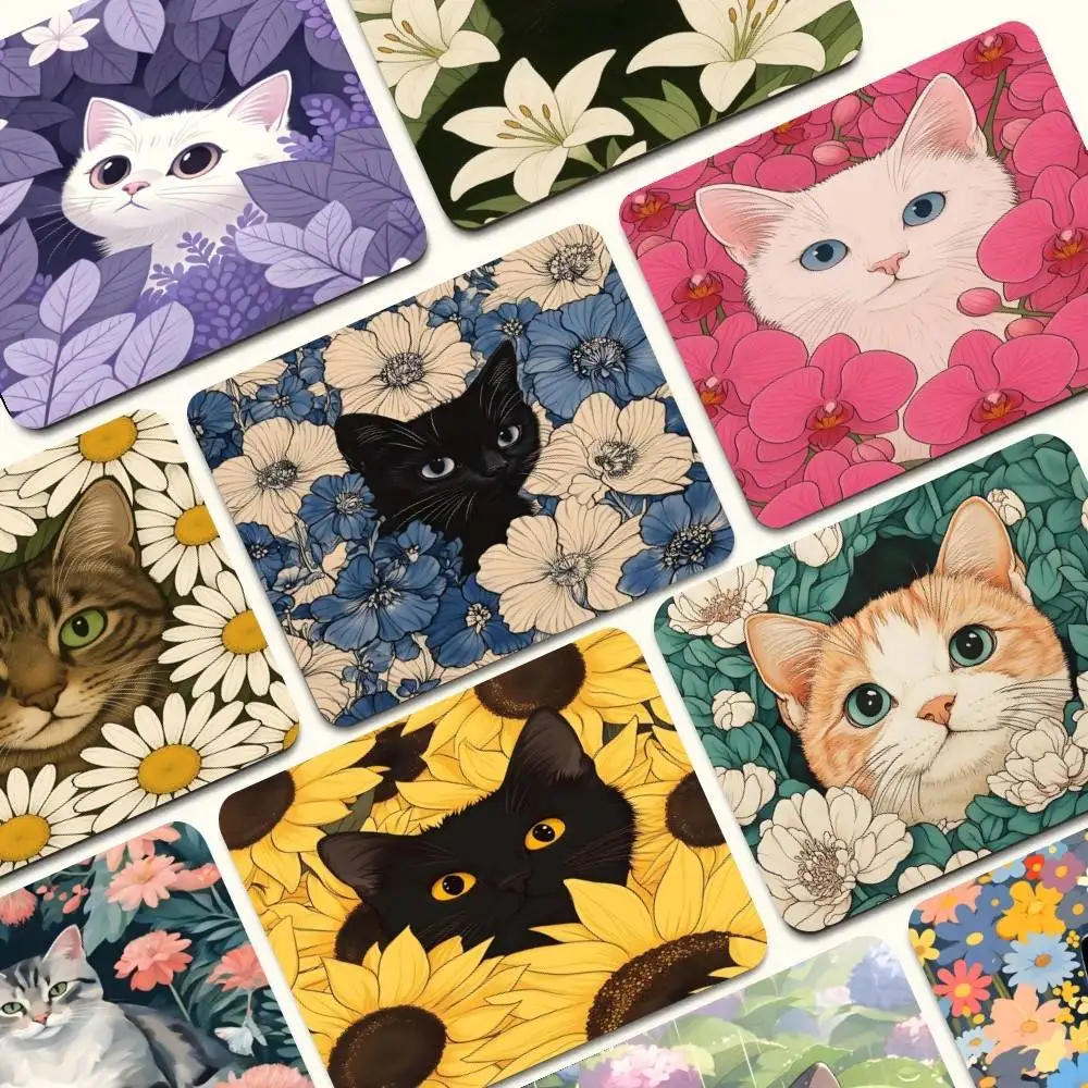 Cat In The Flowers …