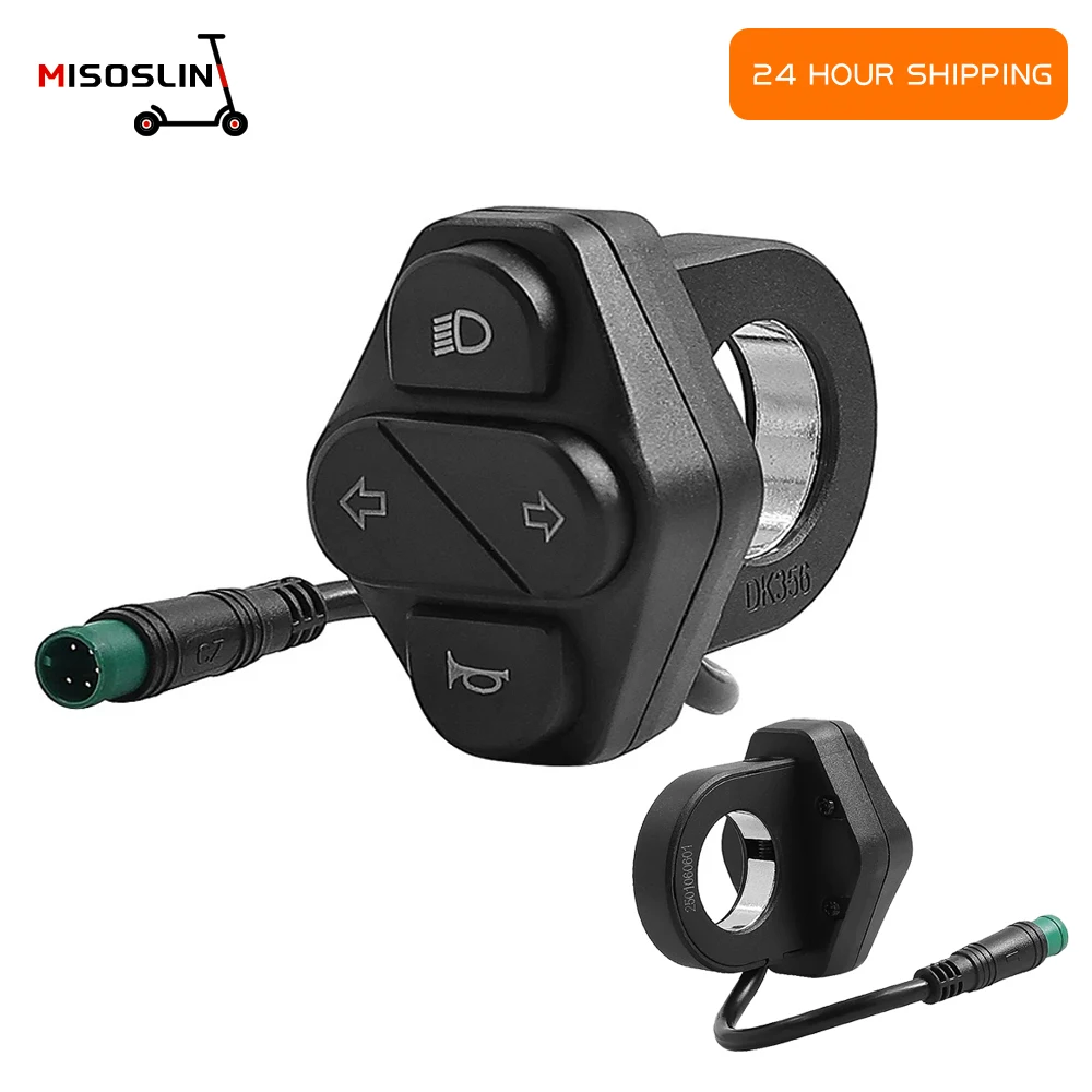 

5-контактная кнопка включения сигналов поворота фар для электрического скутера Kukirin G2 Master, аксессуар для переключателя фар