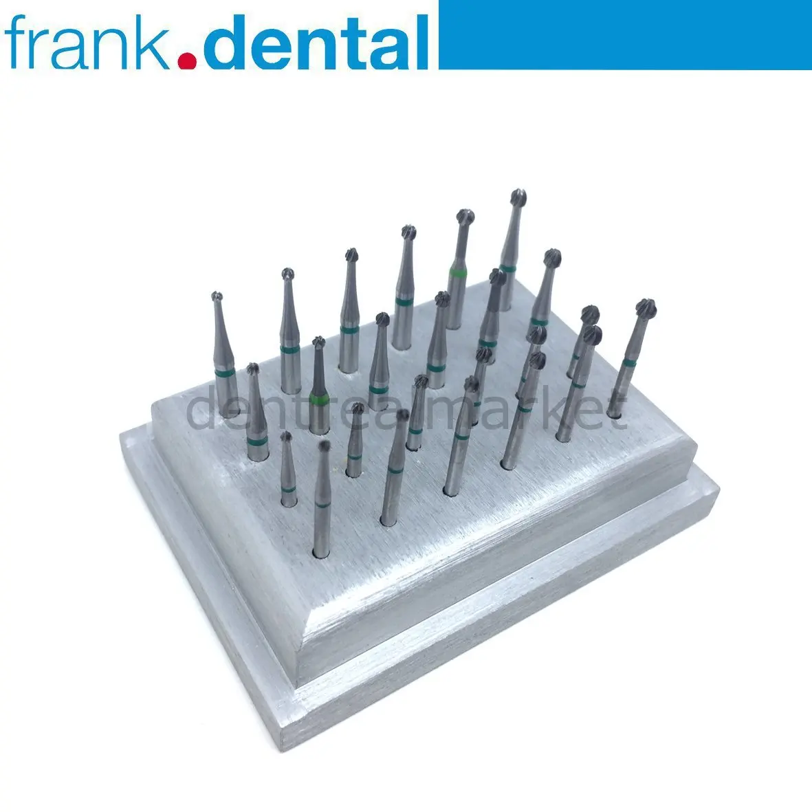 Frank Dental - Tungusten Carpide Rond Burs Set - Contra- Angle & High Speed Handpiece