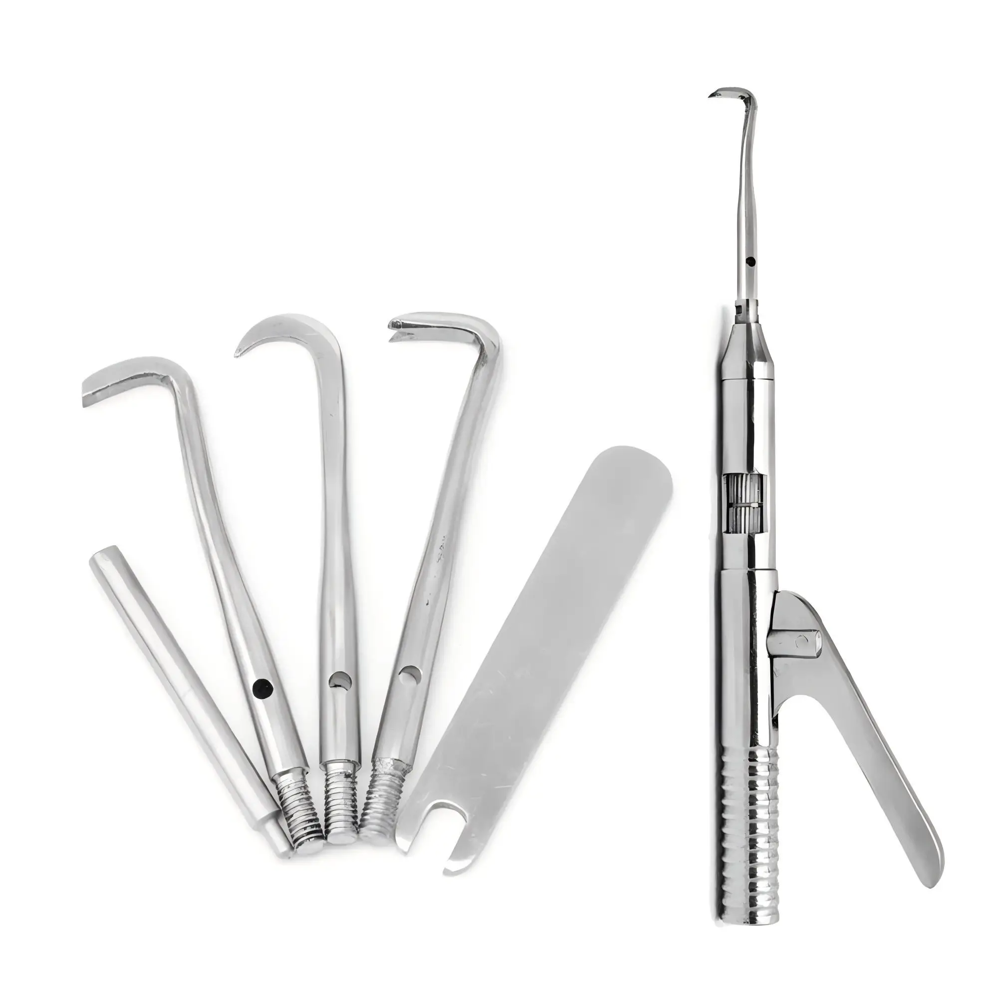 1Set Stainless Steel Dental Crown Remover Instrument Dentistry Manual/Automatic Tooth Crown Removal Tool for Dentist Oral Clinic