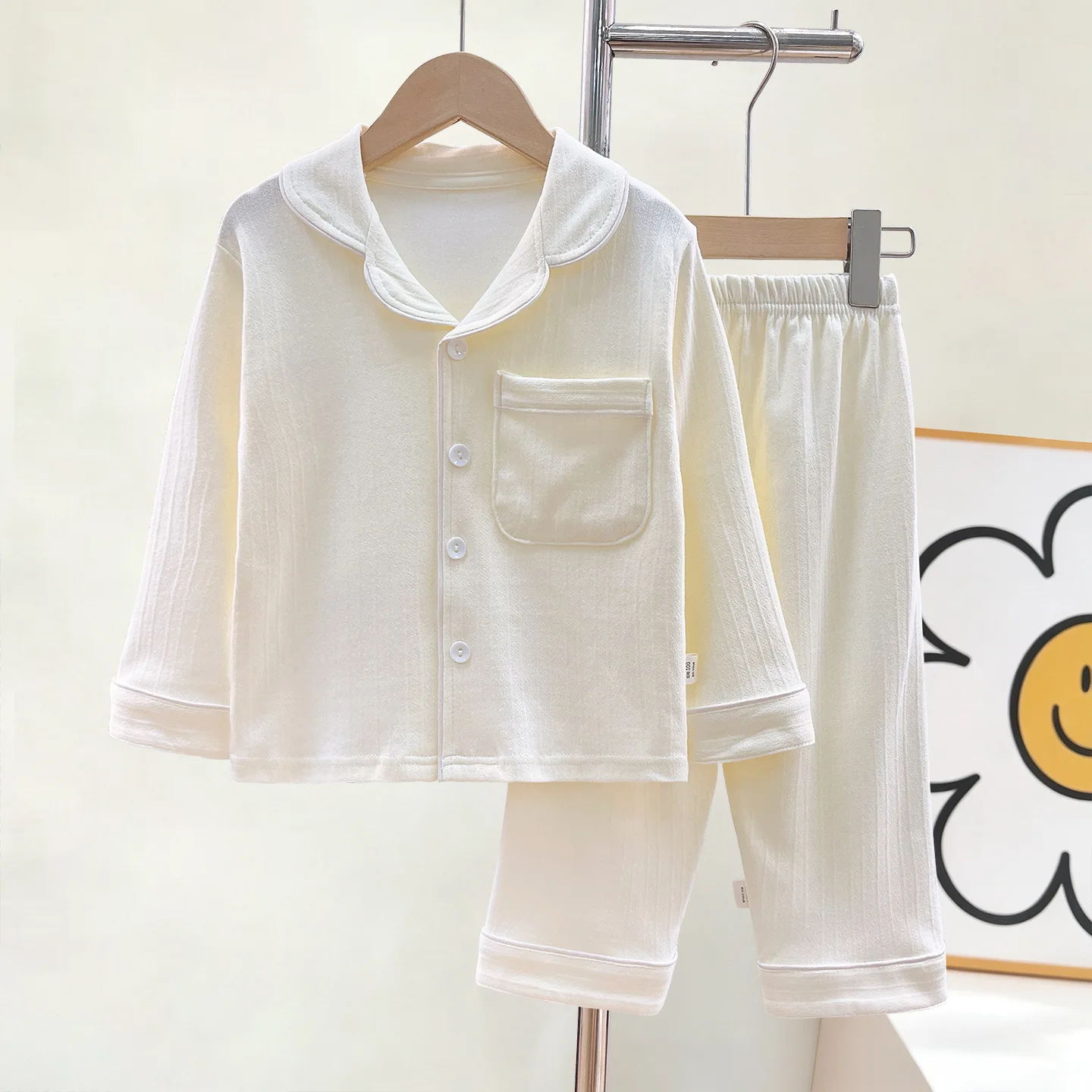 Baby Girls Clothes Pajamas Sets Boy Pyjamas Kids Homewear Cotton Sping Autumn Nightwear Children's Indoor Clothing Pijamas Suit