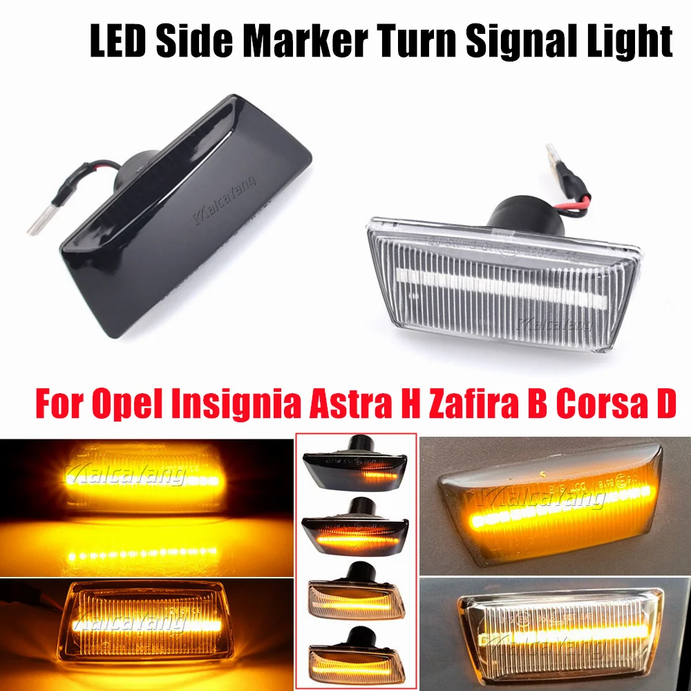 LED Dynamic Side Marker Turn Signal Light For Cadillac BLS CTS Daewoo Lacetti Holden Cruze Chevrolet Buick Regal Saturn Aura