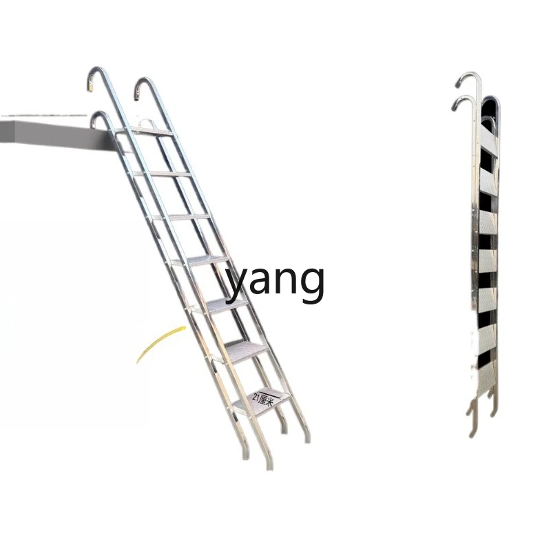 

LZR household stainless steel folding industrial step loft ladder