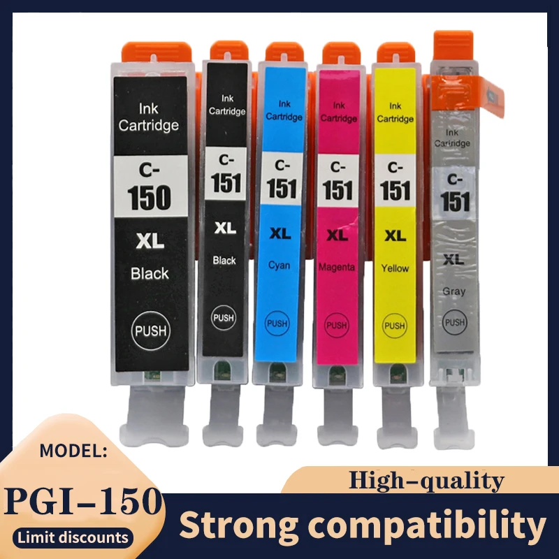 PGI-150 CLI-151 chzo 150 CLI 151 kompatibilní tuž náboj pro kánon PIXMA IP7210 IP8710 MX721 IX6810 MG6310 MG5610 MG5410 MG5510