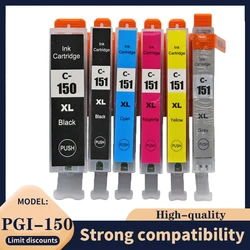 PGI-150 CLI-151 PGI 150 CLI 151 Compatible Ink Cartridge for Canon PIXMA IP7210 IP8710 MX721 IX6810 MG6310 MG5610 MG5410 MG5510