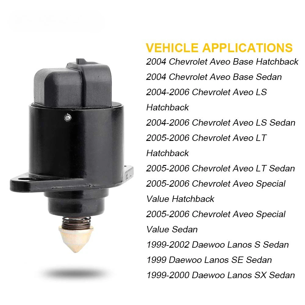 Nowy Wysokiej Jakości Zawór Sterowania Biegiem Jałowym 93744675 17059602 96434613 Do Chevrolet Aveo Daewoo Kalos Lanos Nubira Części Samochodowe