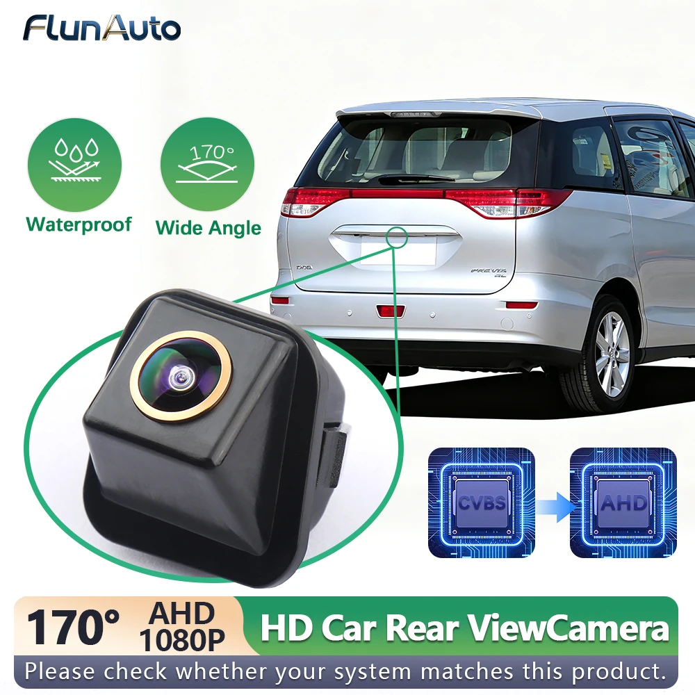 flunauto-170-°-ahd-1080p-車用リアビューカメラ-トヨタ-プレビア-2012用-ナイトビジョン-防水-hd-トラジェクトリー-車用リアビューカメラ