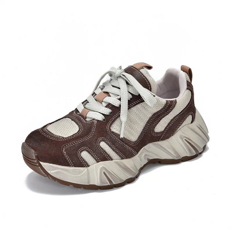 

4,5 см, замшевые кроссовки из натуральной кожи с воздушной сеткой, удобные кроссовки на танкетке, массивные кроссовки, модная обувь в этническом стиле, летние женские туфли Мэри Джейн