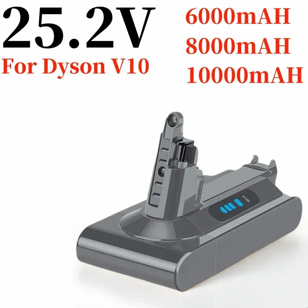 

For Dyson V10 SV12 Rechargeable Battery 25.2V 28000mAh for Dyson V10 Absolute Replaceable Fluffy Cyclone Vacuum Cleaner Battery