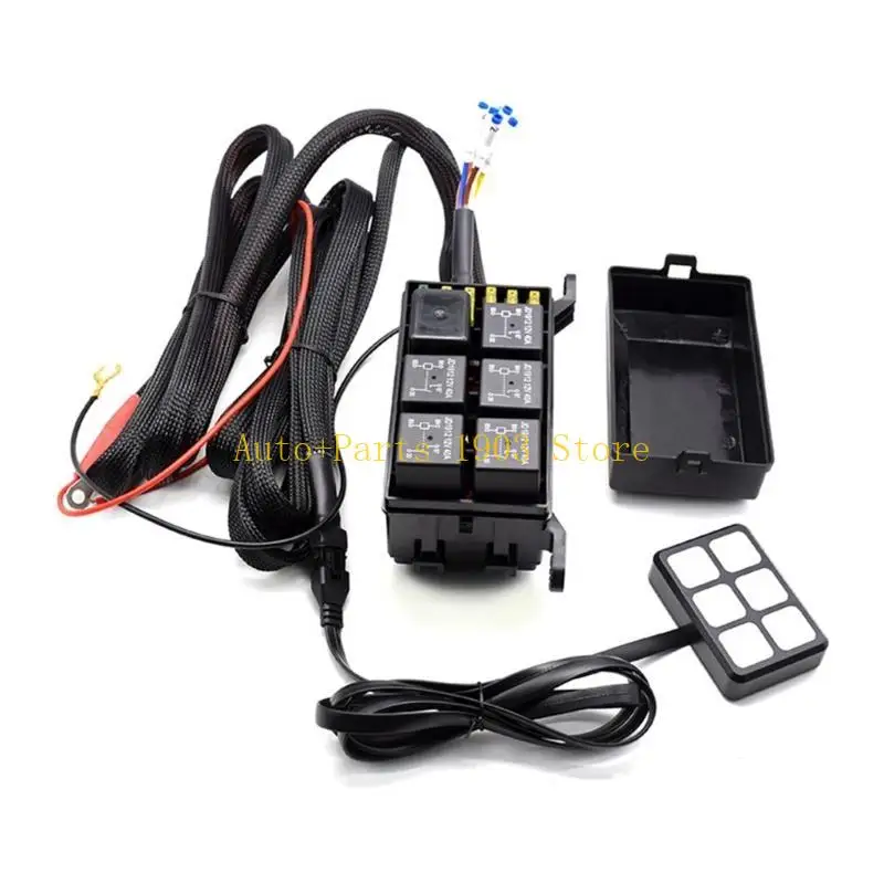 

E21C 6 Gang Led Led Led -Cleasting Panel Panel Panel Panel Panel For Car Marine Boatstruck Yacht